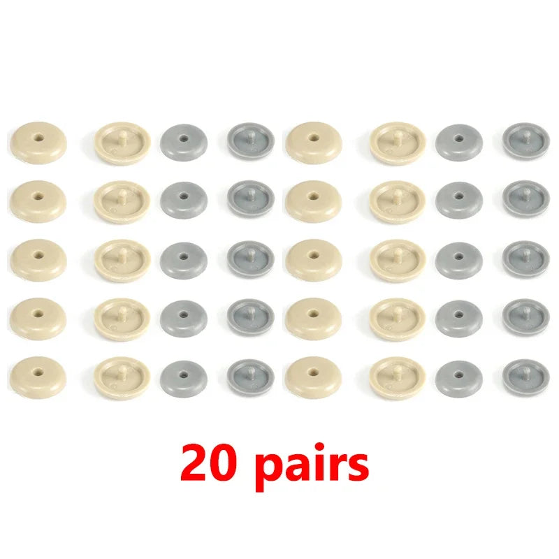 20 PCs car safety seatbelt stopper buckle automobile seat belt spacing limit stop plastic anti-slip button retainer car interior Oasis Select mix 20 pairs 1