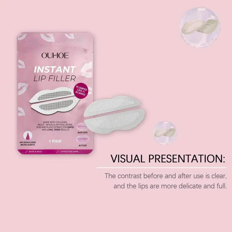 Hyaluronic Acid Lip Patches – Plump, Firm & Smooth | AQTOCNA Lip Mask Patches Oasis Select