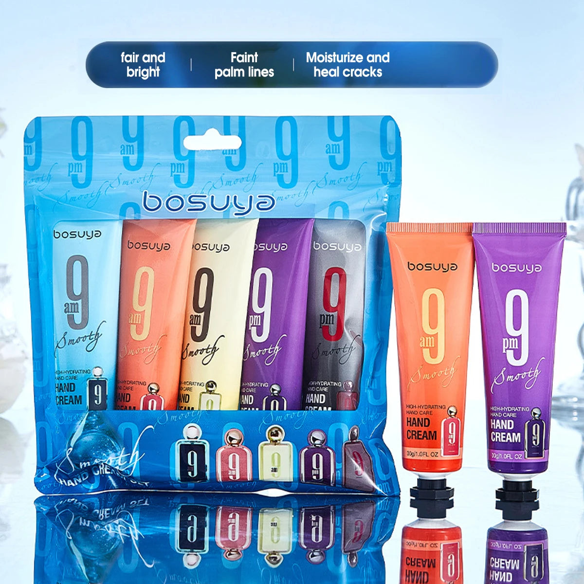 5-Piece Moisturizing Fragrance Hand Cream Set – Non-Greasy Hand Cream Set Oasis Select