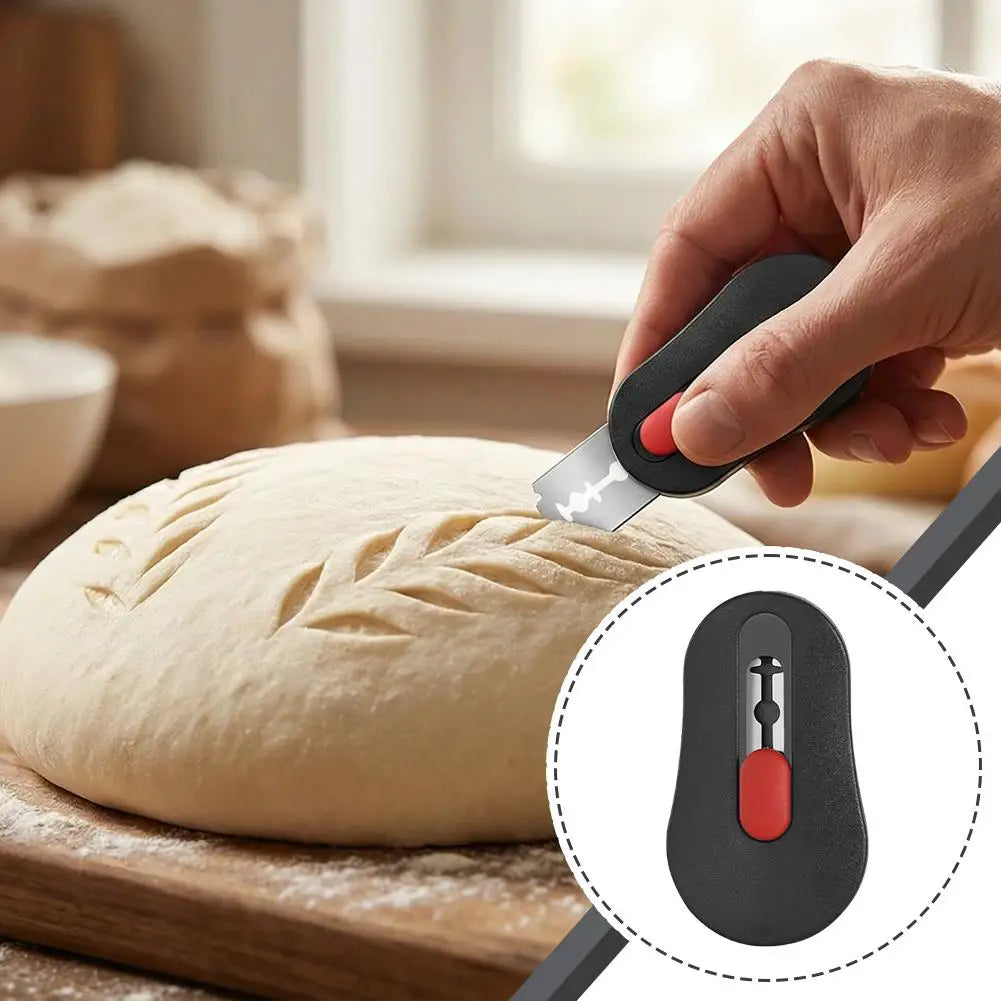 Homemade Bread Tool Set - 5-20mm Adjustable Thickness Manual Bread Cutter + Dough Scribing Tool + Bread Clamp Bakery Supplies Oasis Select