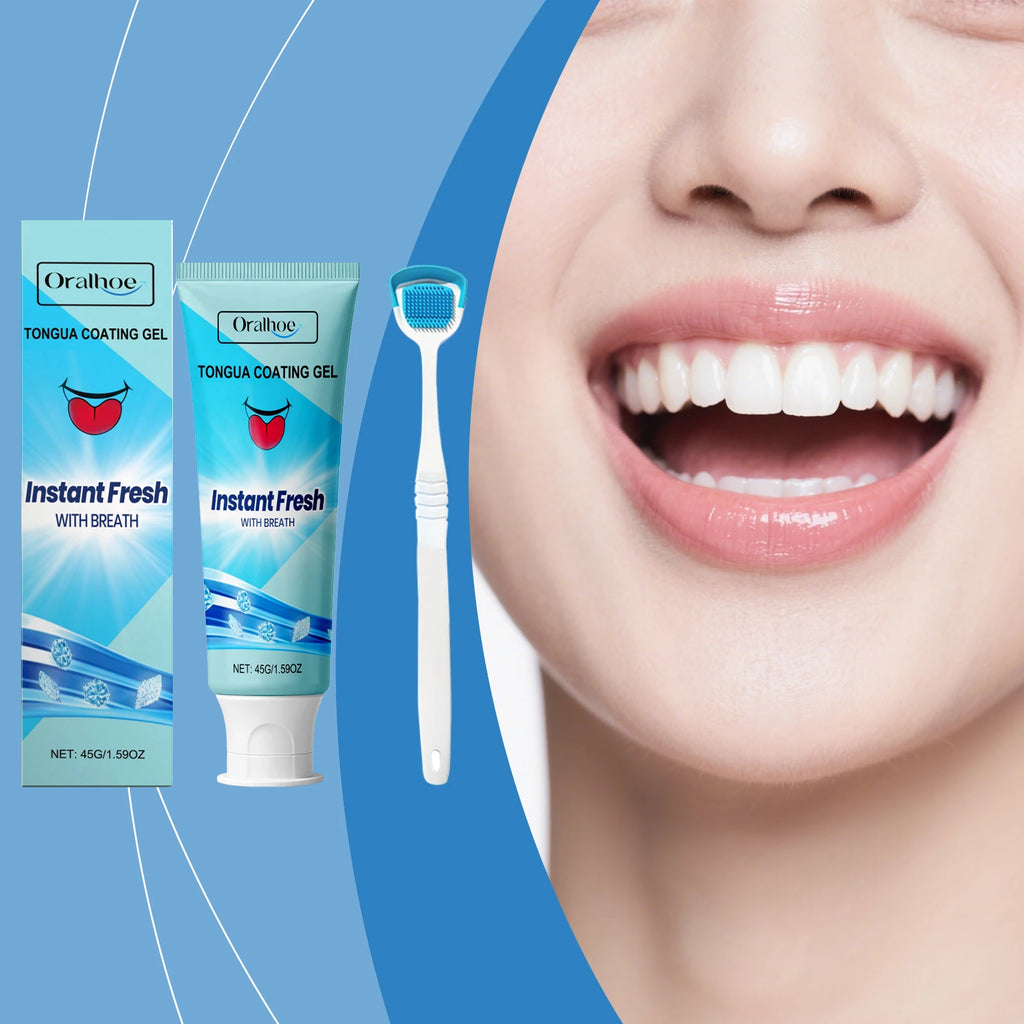 Oralhoe Tongue Cleansing Gel – Fresh Breath & Coating Removal Tongue Cleansing Gel Oasis Select