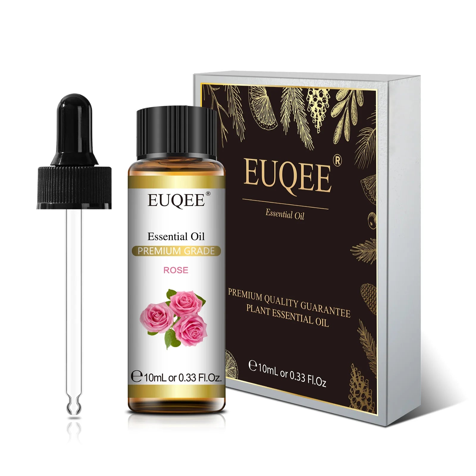 EUQEE 10ml Pure Essential Oil – Lavender, Jasmine & More