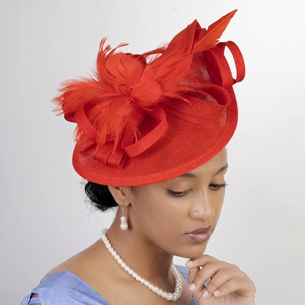 Handmade Vintage Bridal Fascinator Hat | Derby & Wedding