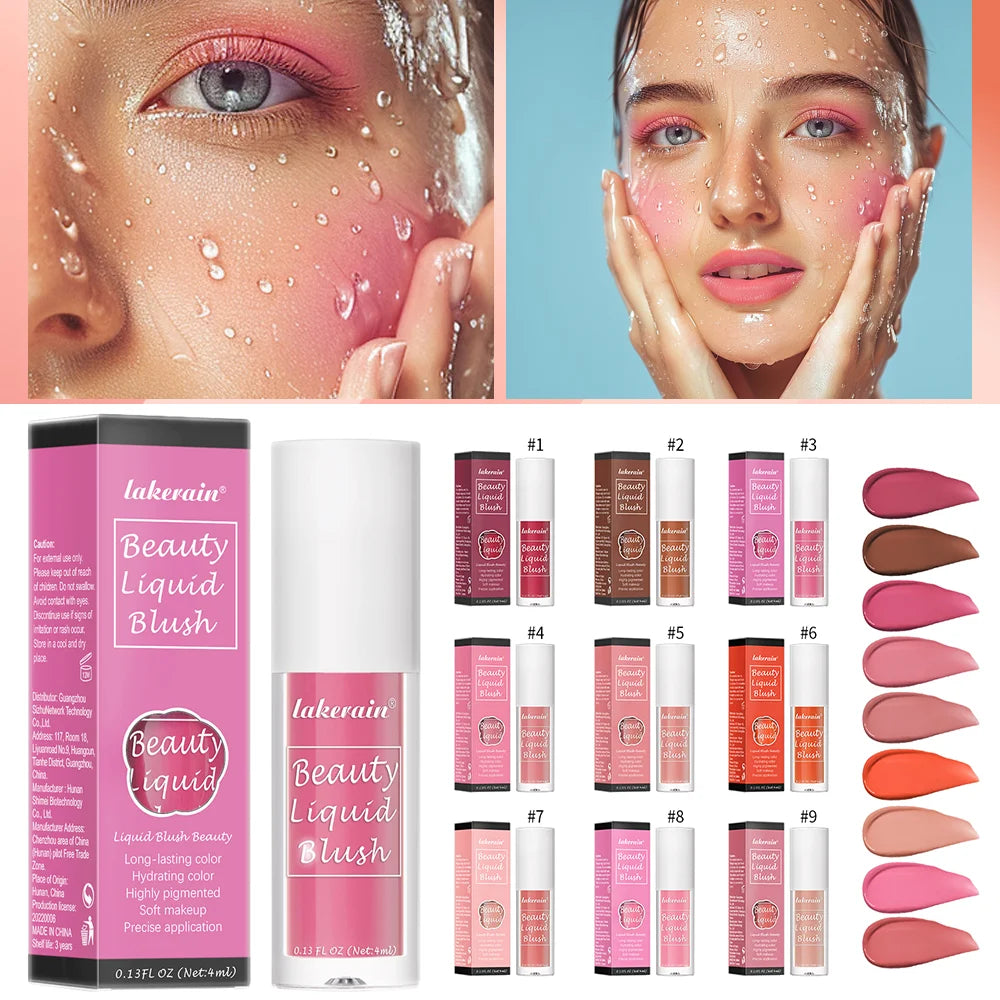 Velvet Matte Liquid Blush – Waterproof Cheek Tint 4ml Liquid Blush Oasis Select