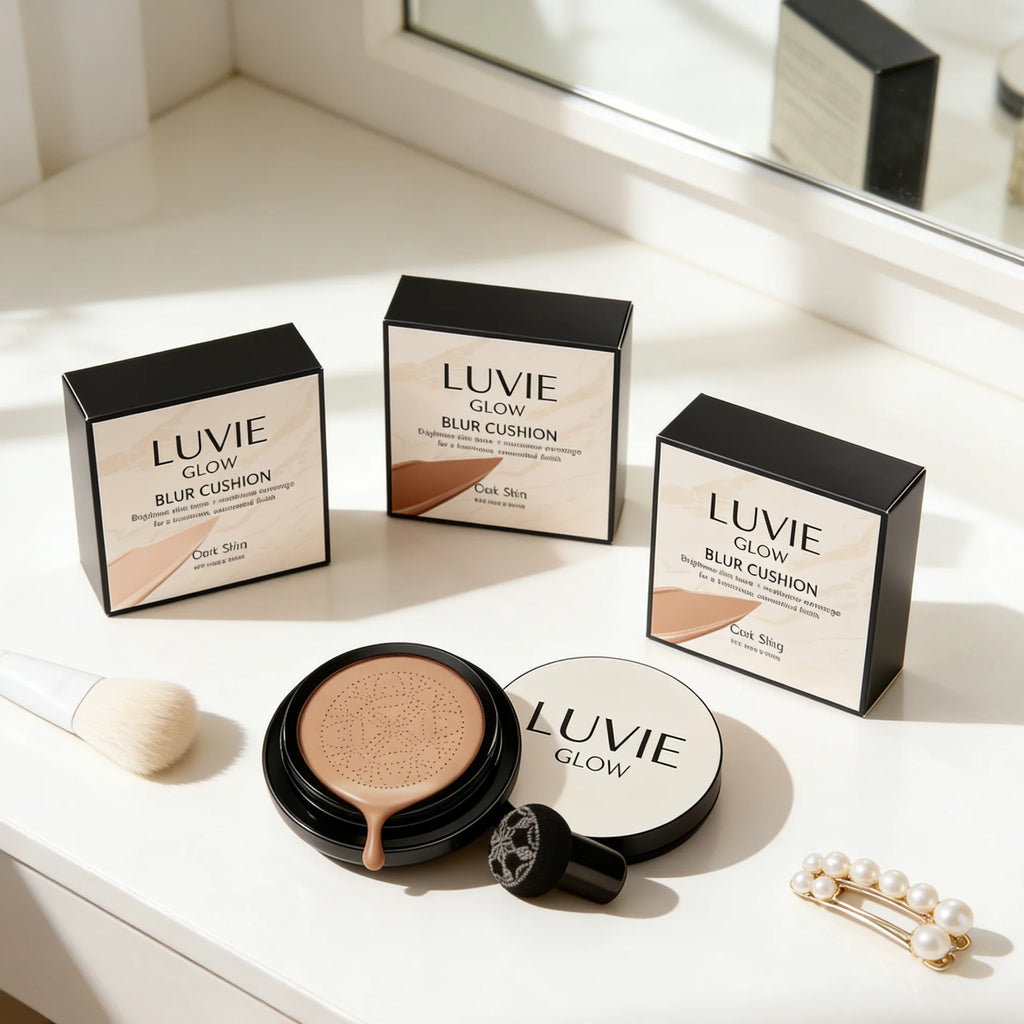 Mushroom Head Air Cushion Moisturizing Whitening Concealer CC Cream Foundation Waterproof Oil Control Long-Lasting Nude Makeup Oasis Select