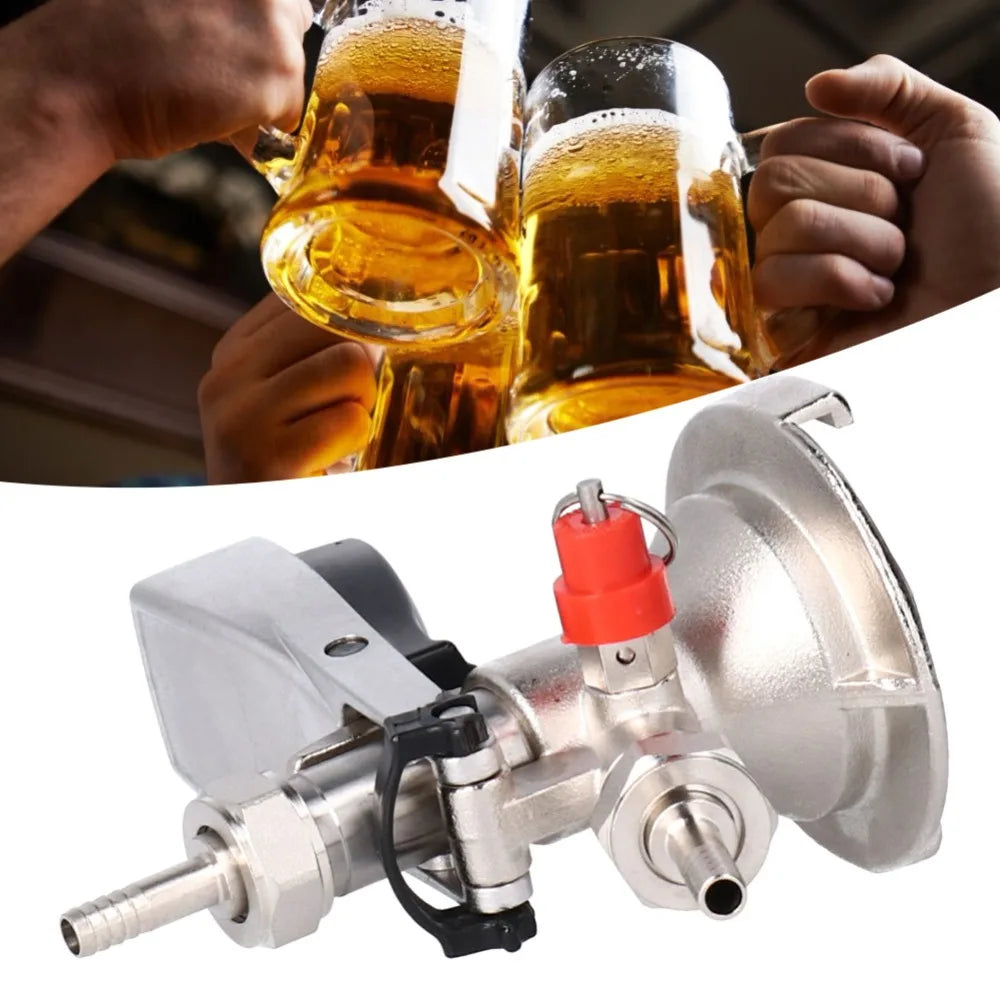 7-Piece G5/8 A-Type Keg Coupler with Relief Valve | Stainless Steel