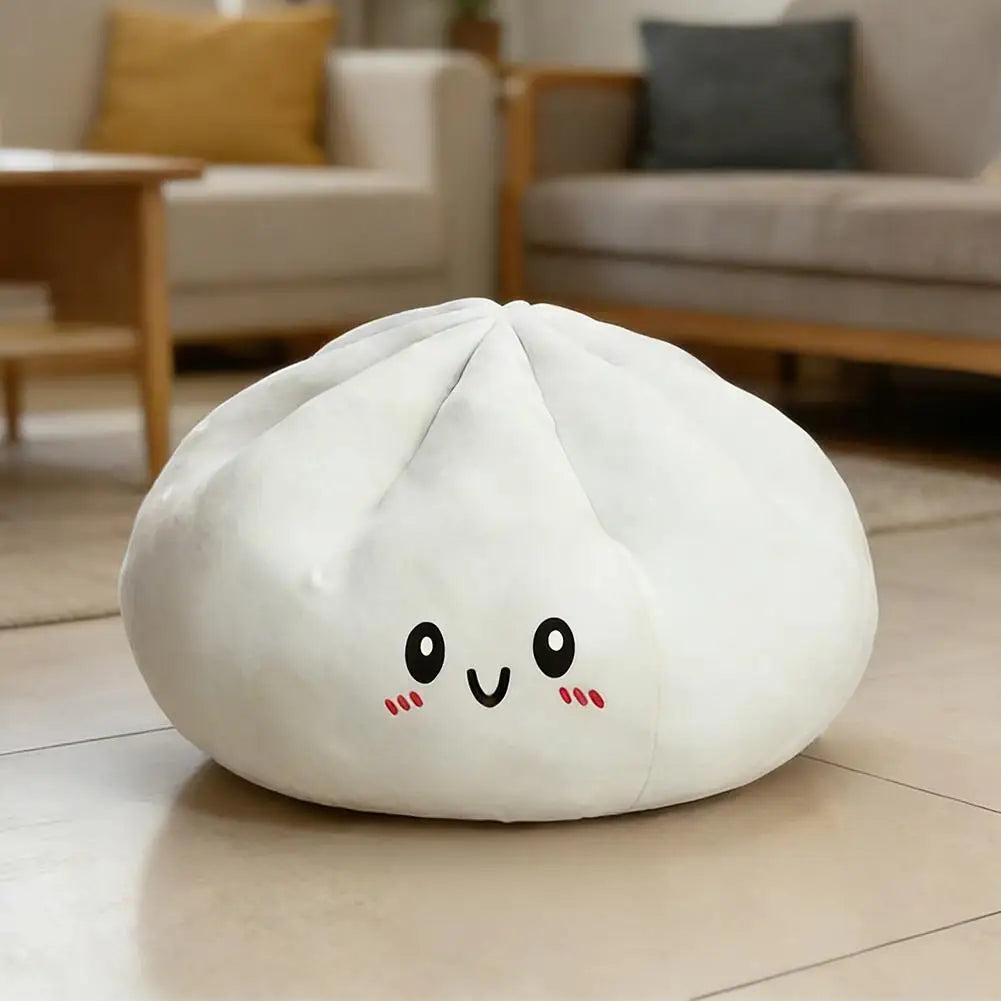 Large Dumpling Dough Squeeze Ball Plush Squishy Toy Fidget Sensory Play Design Suitable For Desktop Home Decor Stress Venting Oasis Select