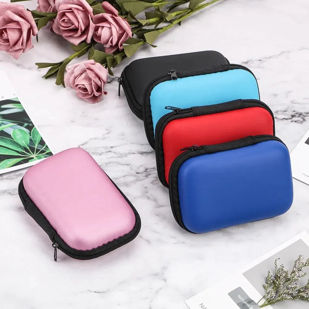 Sundries Travel Storage Bag Charging Case for Earphone Package Zipper Bag Portable Travel Cable Organizer Electronics Storage Oasis Select