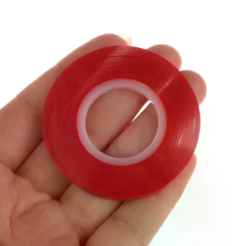 Red 1/8" Cassette Splicing & Leader Tape – PET, 33M Roll