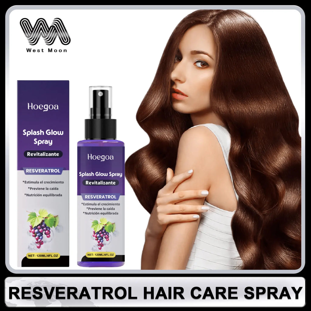 HOEGOA Resveratrol Hair Growth Spray – Thickening Serum 120ml
