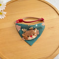 Christmas Dog & Cat Collar with Triangle Scarf | Adjustable