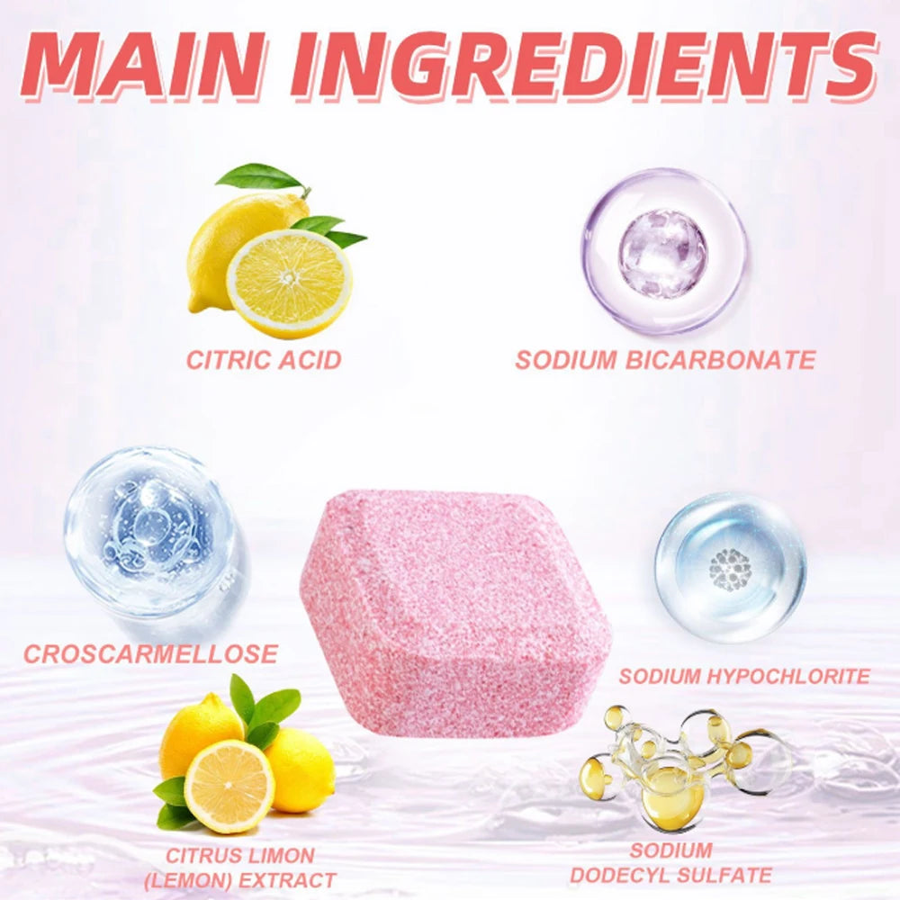 3-20Pcs Toilets Cleaning Effervescent Tablet Toilet Cleaner Deodorant Remover Urine Stain Yellow Dirt Home Batnroom Cleaning Oasis Select