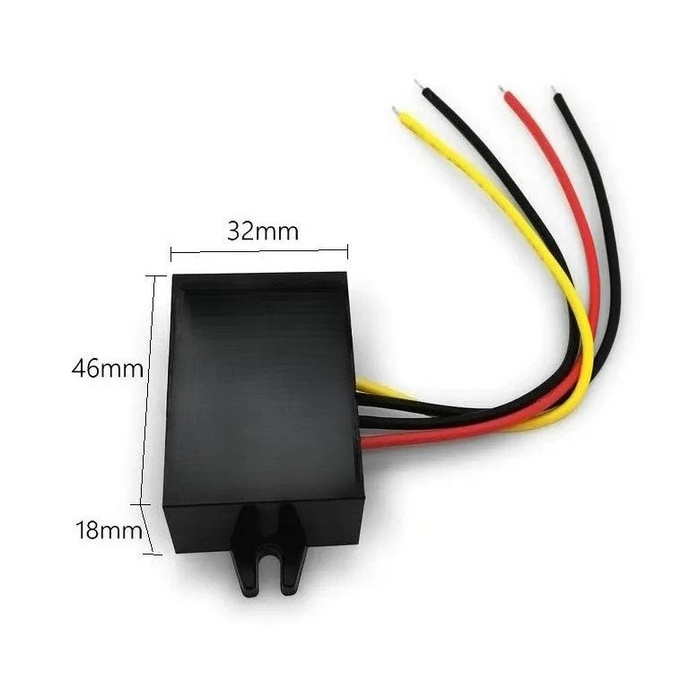 Waterproof Step-down Converter 12 24V 36V 48V 60V 72V 80V 85V to 12V 1A 2A 3A 5A Volt Regulator DC to DC Mini Buck Converter Oasis Select 2A Reverse 15-85V 12V