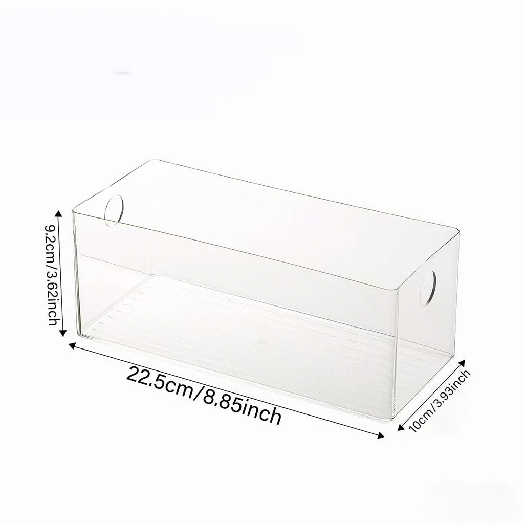 1pc transparent desktop acrylic stackable stationery and cosmetics storage box drawer style hair accessories jewelry organizer Oasis Select 1pc-transparent