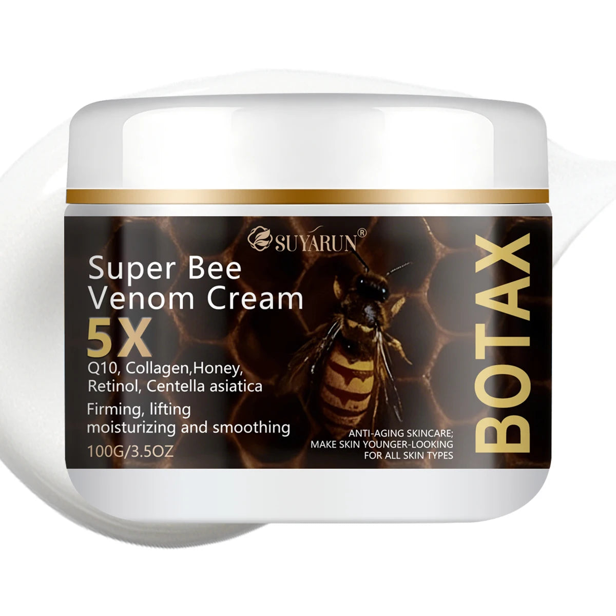 SUYARUN Bee Venom Botax Cream – Anti-Wrinkle & Firming Anti-Wrinkle Face Cream Oasis Select 100g