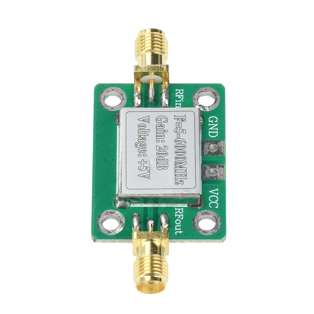 5-6000MHz (20dB) RF Module DC5V Ultra-Wideband Medium Power Amplifier Module With Shielded Enclosure Oasis Select