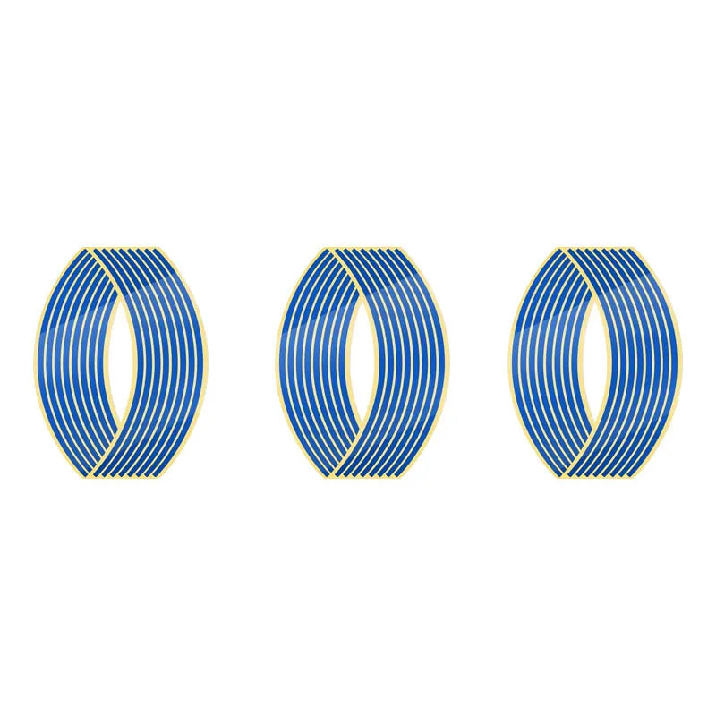 1- Wheel Sticker Reflective Rim Stripe Tape Bike Motorcycle Stickers