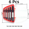 Broken Screw Extractor Drill Bits Set – 5/6/8 Pcs EasyOut Screw Extractor Set Oasis Select Extractor 6Pcs Box Square
