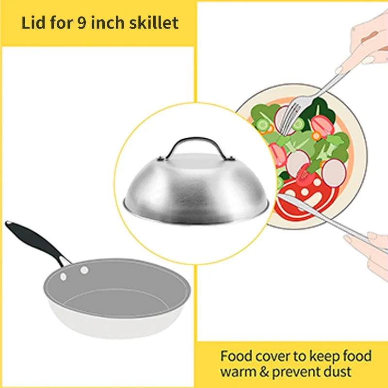 Cheese Melting Dome – Stainless Steel Burger Basting Cover Cheese Melting Dome Oasis Select