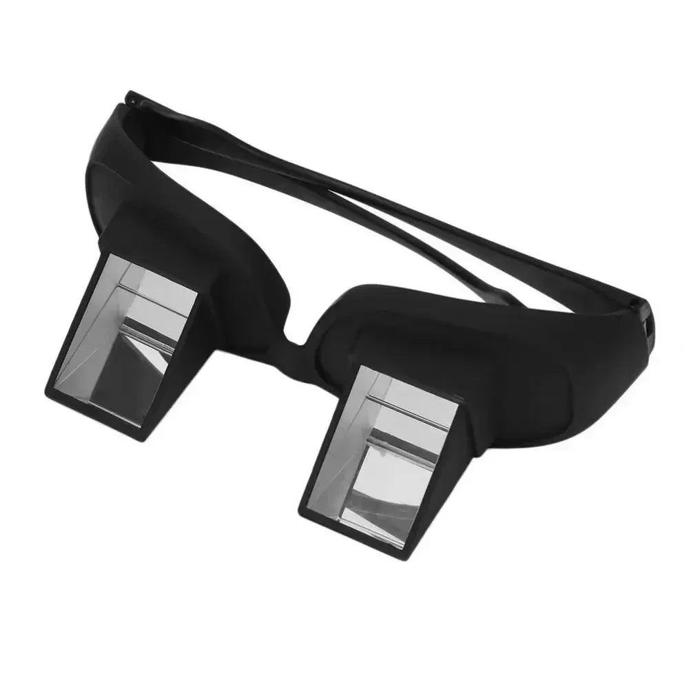 Lazy Eyeglasses Lazy Reading Glasses Prismatic Horizontal Glasses Lying Down Bed Reading Watching HD Readers Glasses Oasis Select