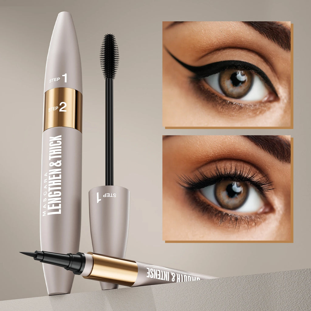Hello Kiss Waterproof Eyeliner & Mascara Combo Set