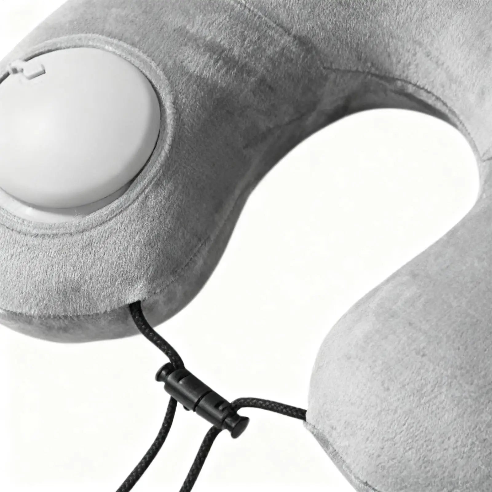 Travel Neck Pillow Inflatable U Shape Neck Support Pillow Plush Sleeper for Travel Sleeping Napping Bedroom Airplane Office Oasis Select