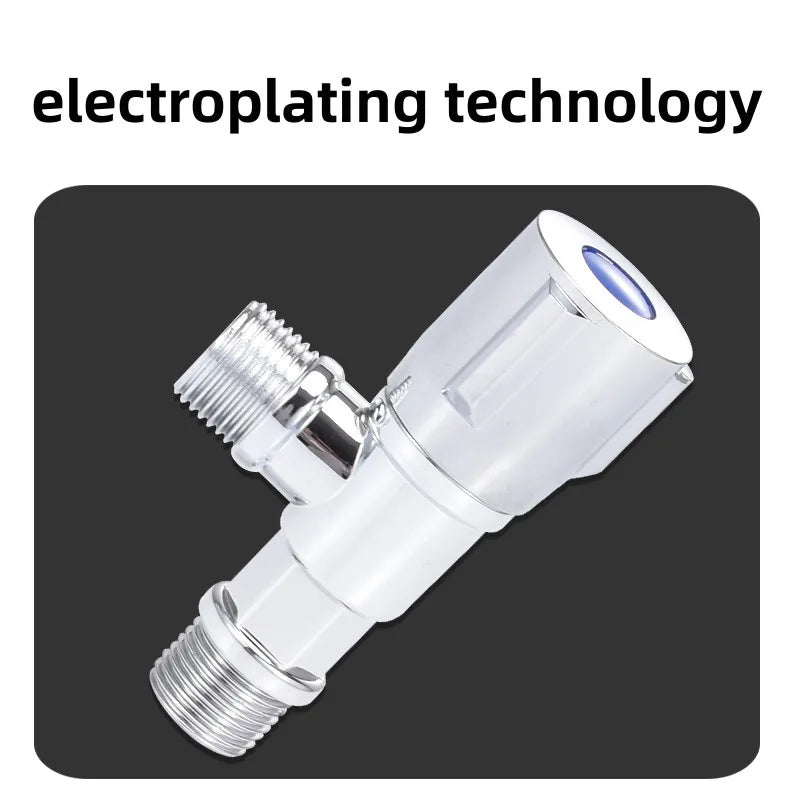 Plastic Angle Valve Faucet Water Stop Valve Toilet Filling Control Tap Switch for Bathroom Kitchen Replacement Accessories Oasis Select