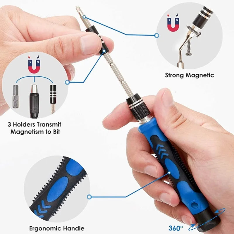  ﻿ 28 170 in 1 Screwdriver Set Universal With 120 Bits Magnetic Repair Hand Took Kits Phone Repair Tool Kit For Laptop Repair Oasis Select