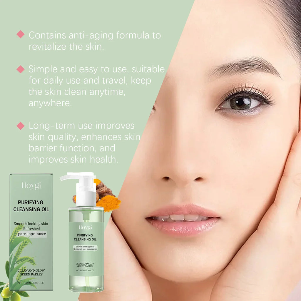 Makeup Removal Oil Non-Greasy Cleanse Purifying Pores Moisturizing Refresher Non Irritating Facial Makeup Remover Cleansing Oil Oasis Select
