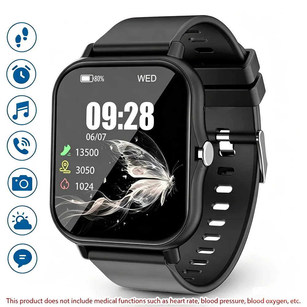 ERUN 1.83" HD Smartwatch – Calling, Sleep & Fitness Tracker