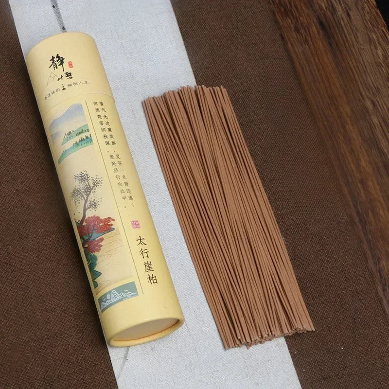 400pcs Natural Sandalwood Sticks Home Incense Stick Blessing Ceremony Prayer Buddha Incense Wormwood Sandalwood Agarwood Oasis Select