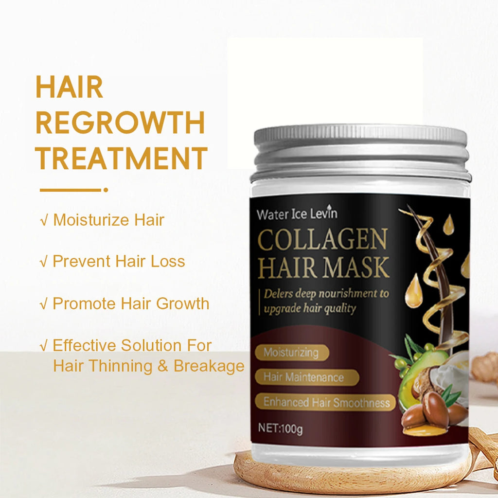 Collagen Hair Mask with Argan & Coconut Oil | Deep Nourishment Deep Conditioning Mask Oasis Select