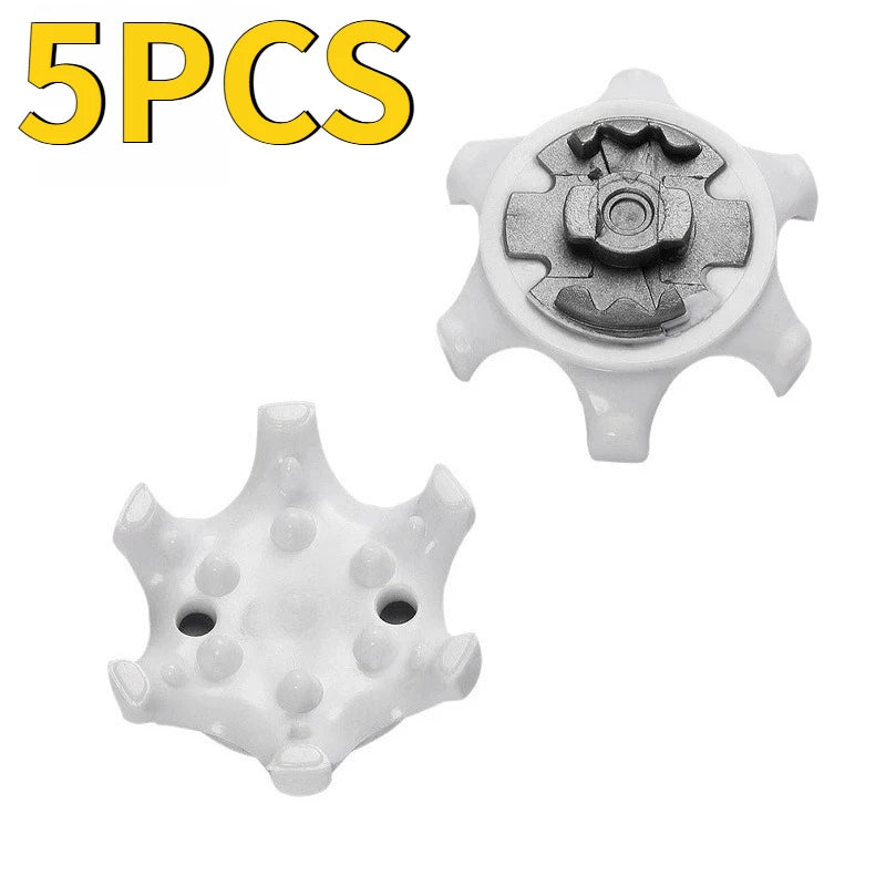 Quick Twist Replacement Studs Durable And Ultra Thin Golf Shoe Studs For Pin Systems Anti Slip Golf Shoe Studs Golf Accessories Oasis Select 5PCS