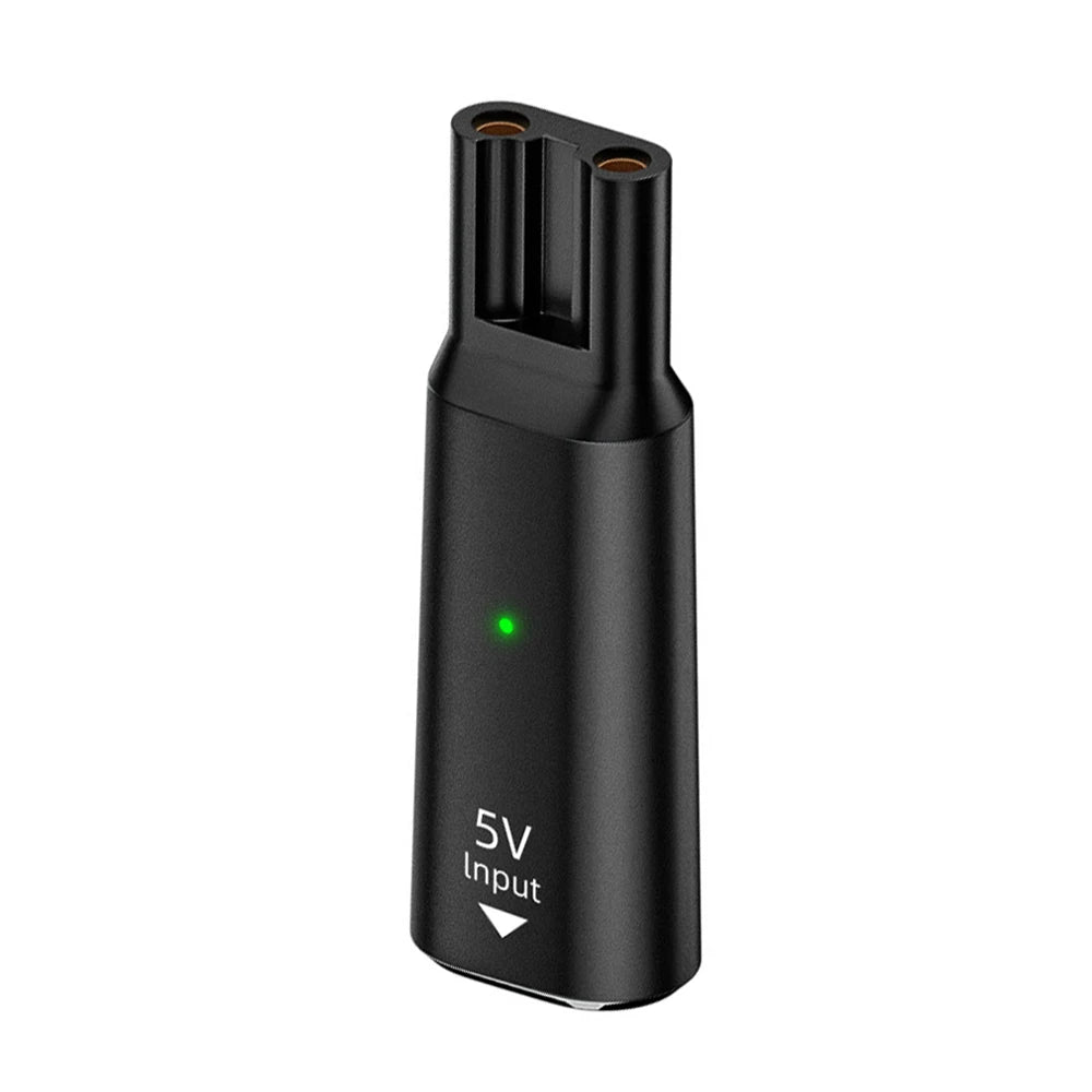 USB-C Shaver Adapter for Philips OneBlade QP6510 QP6520 QP6530 Shaver Charging Adapter Oasis Select black