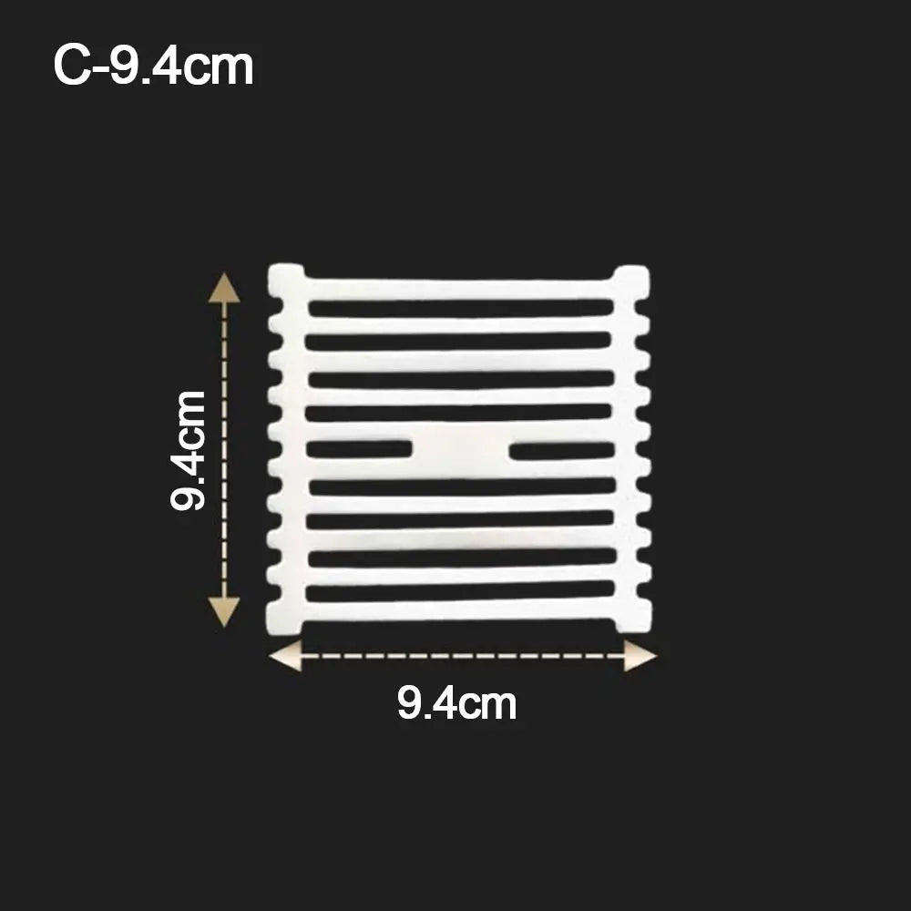 Square Floor Drain Cover Stainless steel convenient Shower Drain Hole Filter no rust Floor drain pad Bathroom Hardware Parts Oasis Select C-9.4cm
