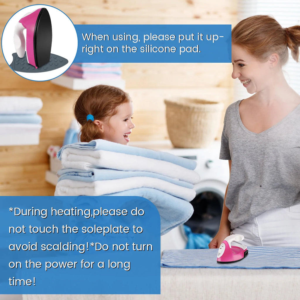 URGGU Mini Craft Iron – Portable Heat Press & Clothes Iron