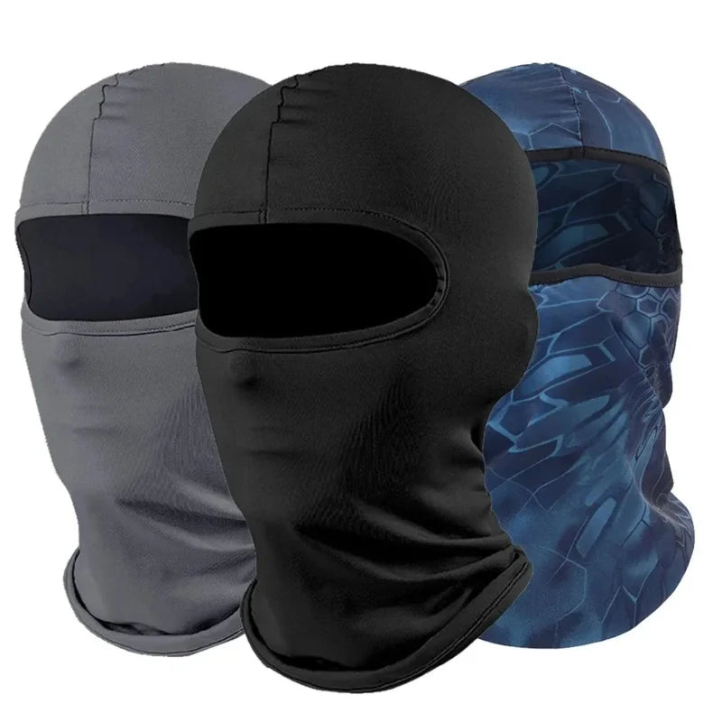 Balaclava Motorcycle Face Mask Moto Helmet Bandana Hood Ski Neck Full Face Mask Windproof Dustproof Face Shield Men's Biker Mask Oasis Select