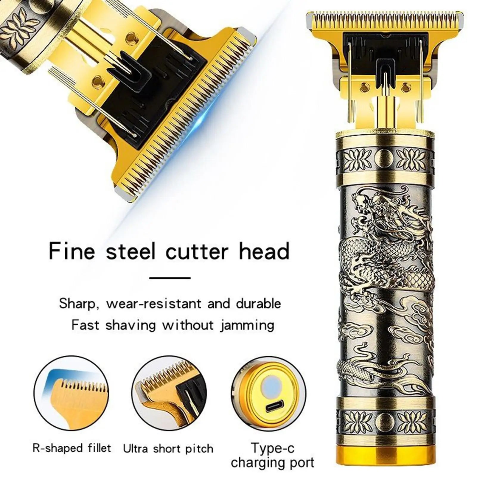 Men's Electric Hair Clipper & Shaver Set | USB Rechargeable Kit Hair Clipper Set Oasis Select