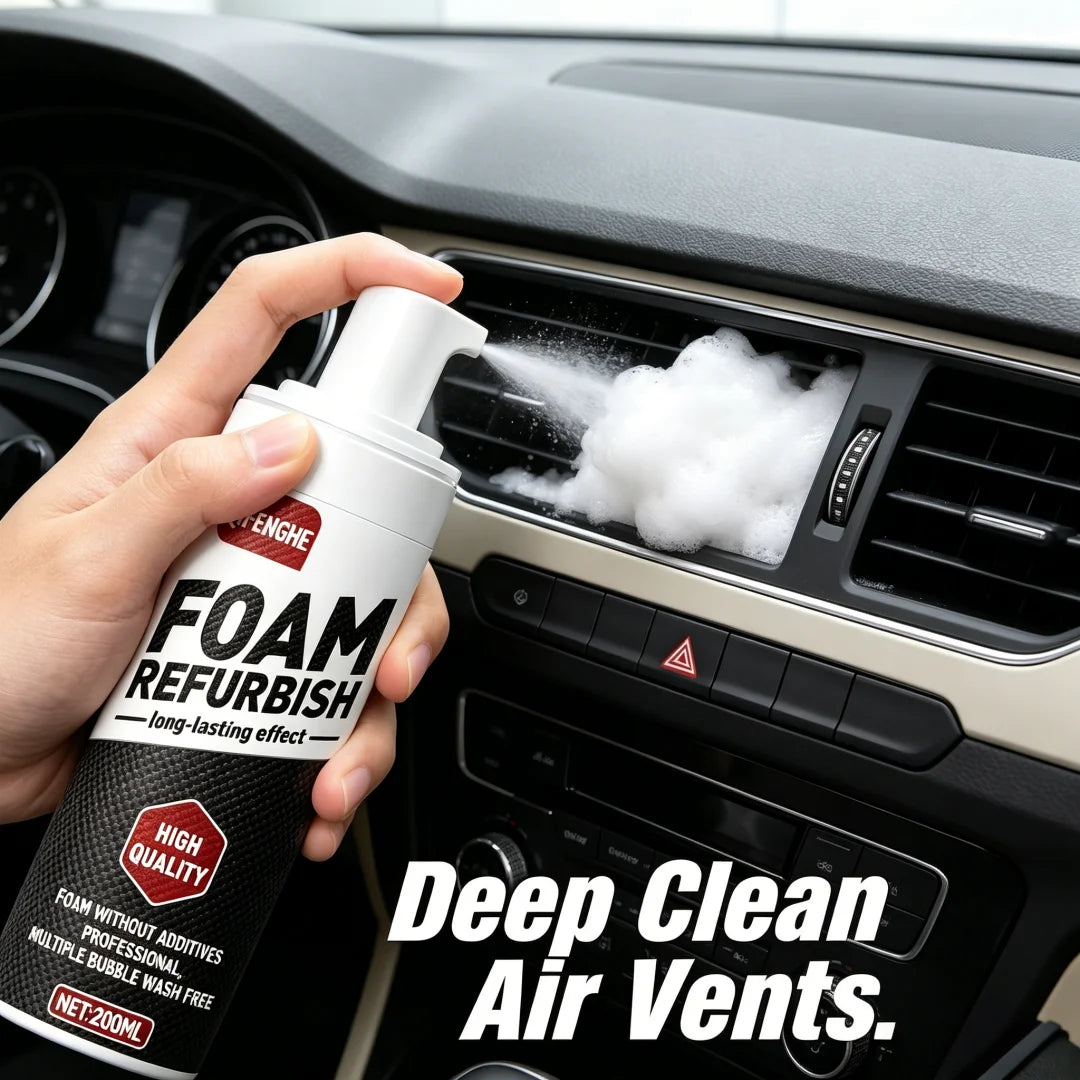 200ml Car Foam Cleaner – Interior & Exterior Stain Remover Car Foam Cleaner Oasis Select