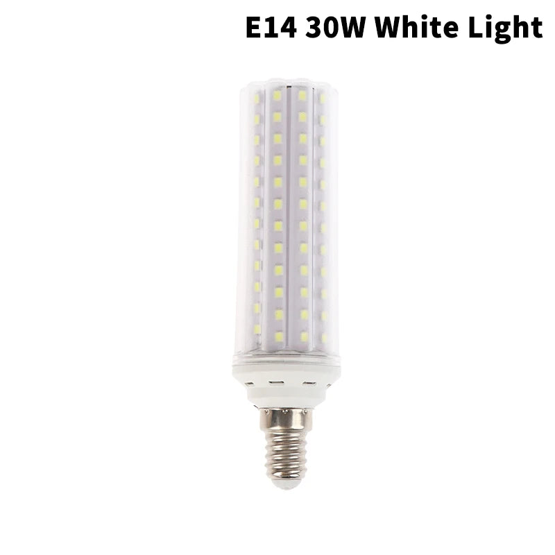 E27 E14 18W 20W 30W LED Lamp Corn Bulb AC85-265V No Flicker 2835 SMD LED Candle Bulb Corn Lamp Light Bulbs Home Light Oasis Select E14 30W