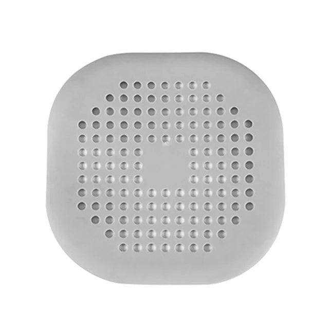 Silicone Hair Filter Sink Anti-blocking Strainer Kitchen Bathroom Sewer Outfall Filters Shower Drain Bathtub Stopper Strainers Oasis Select Style A-Grey 3PCS