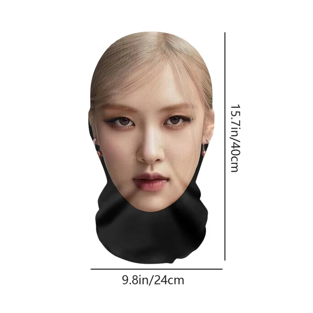 Full Face Mask Interesting 3D Printed Seamless Simulation Mesh Mask For Men Women 박채영 Apt Songs Party Supplies Cosplay Props Oasis Select