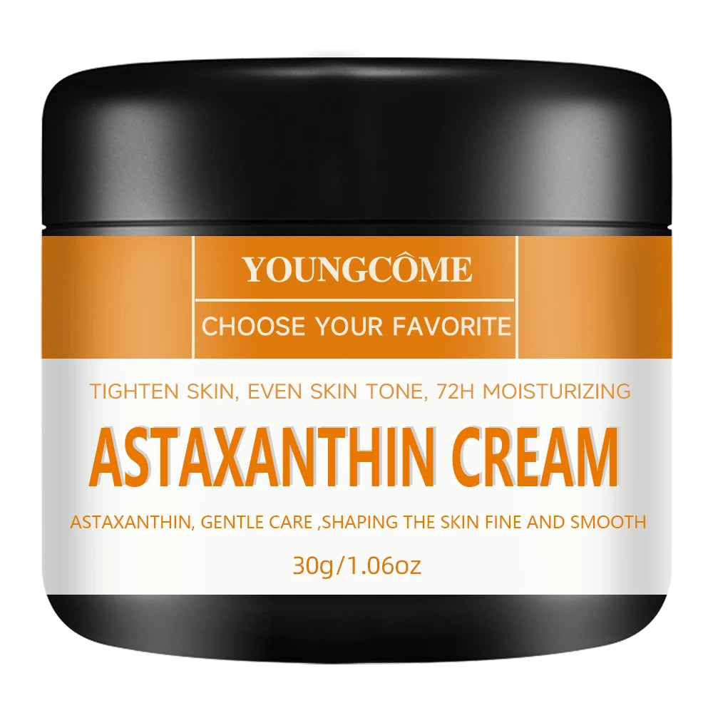 YOUNGCOME Astaxanthin Face Cream – Hydration & Smooth Skin Facial Moisturizer Cream Oasis Select 30g