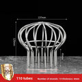 304 Stainless Steel Gutter Balloon Guard Filter Anti-leaf Fall Easy Installation Downpipe Filter Anti-blocking Oasis Select 110mm