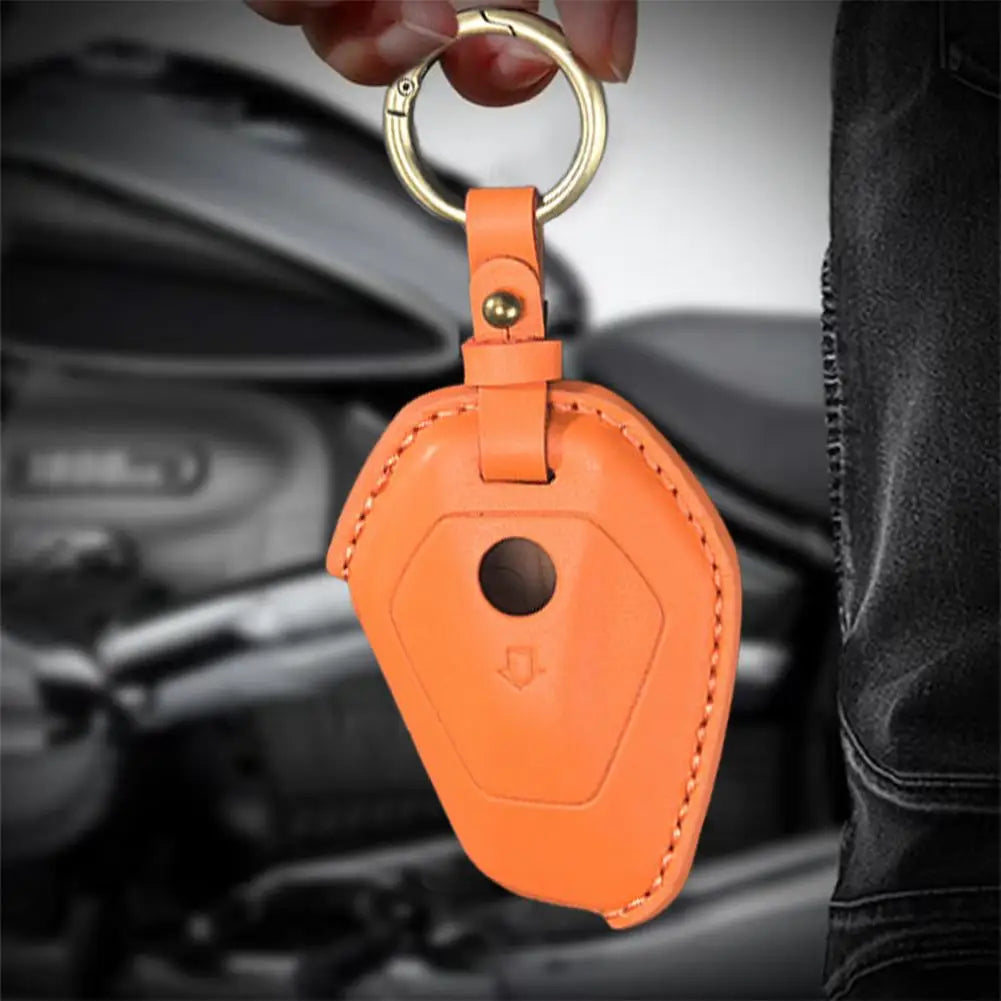 BMW R1300GS R12 Vintage Leather Key Fob Cover | Retro Cowhide