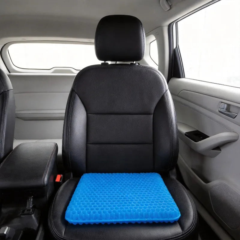 Summer Car Seat Breathable Honeycomb Designed Decompression Car Gel Seat Cushions Back Tailbone Pain Home Office Wheelchair Oasis Select