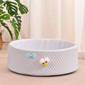 All Seasons Cool Pet Bed: Cartoon Cat Sofa Bed & Small Dog Bed | Ice - Cool Pad Included | Versatile Cat House & Dog Accessories Oasis Select Light gray L60x60cm within 10kg