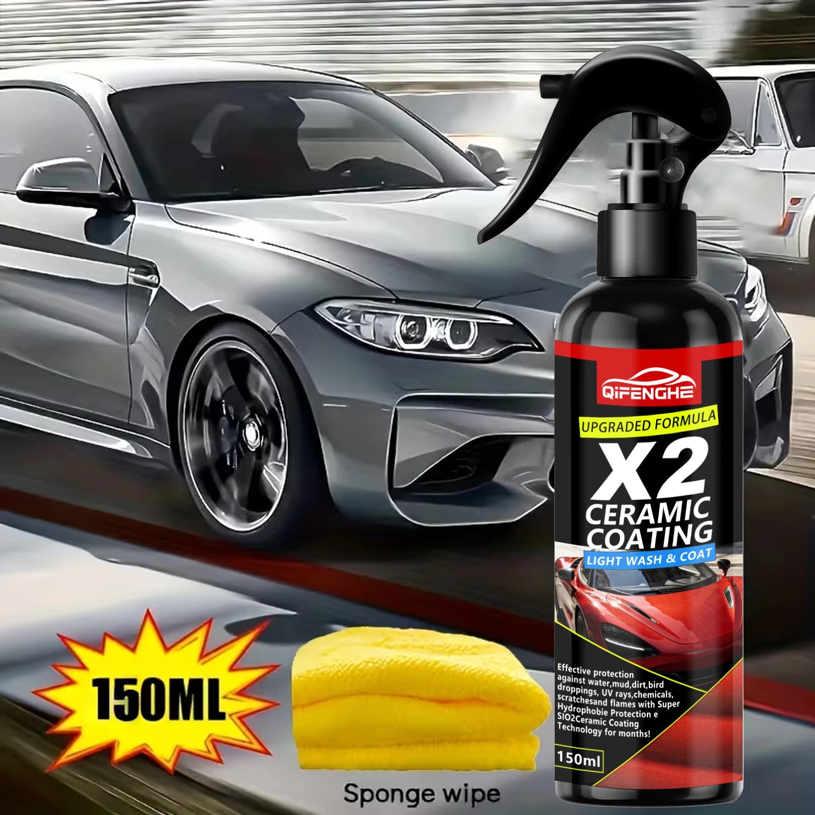 Nanoceramic Coating Spray – Car Polish & Paint Protection