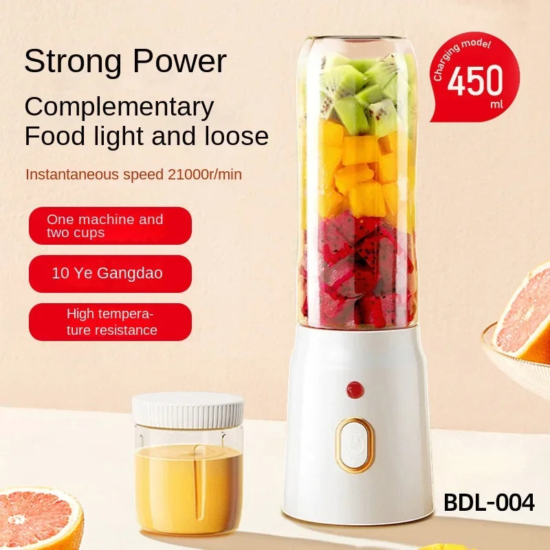 Portable Kitchen Blender Wireless Electric Fruit Juicer Machine For Orange Ice Crushing 10 Blades Auxiliary Food Machine Mixer Oasis Select