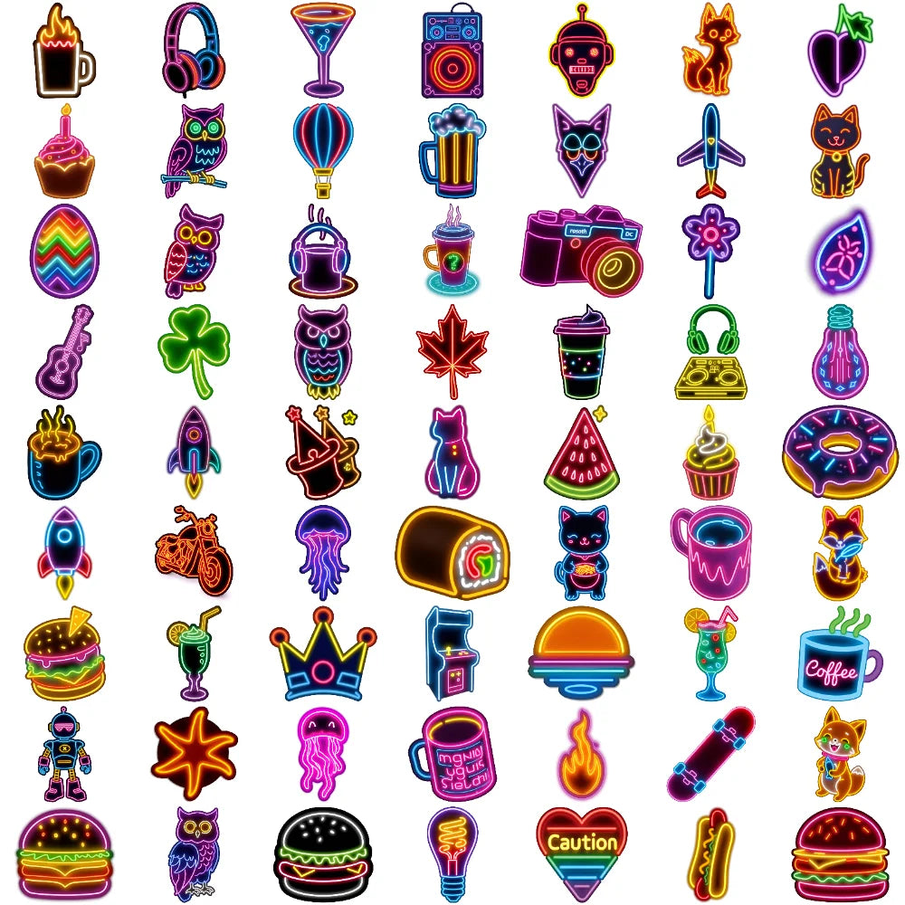 63-Piece Waterproof Temporary Tattoo Stickers – Fun Body Art
